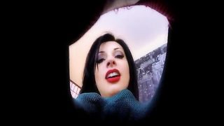 Sniff Goddess Lynn Pops Feet - Shrink and be crushed in her shoe