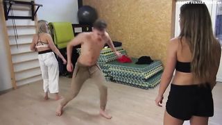 Femdom karate beatdown