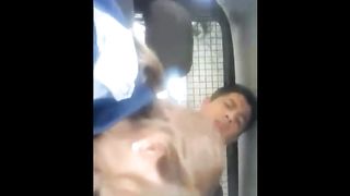 Police Rosarinos tendo Sex in Patrolman