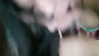 Cum hungry Asian girl loves sucking BBC