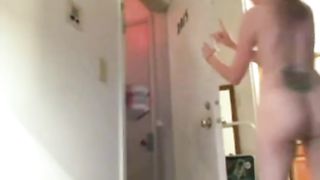 Pizza delivery on webcam