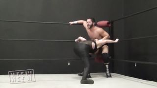 Femdom wrestling ballbusting
