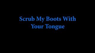 Amai Liu - srcub my boots with your tongue