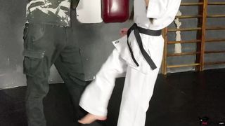 karate sonya slave beating