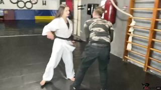 karate sonya slave beating