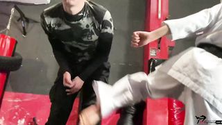 karate sonya slave beating