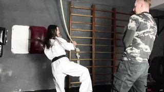 karate sonya slave beating