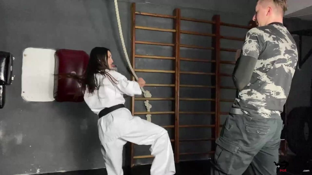karate sonya slave beating