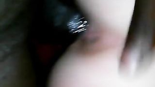 amateur girl's 1st BBC closeup.