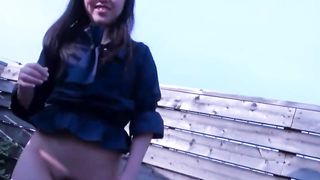 Woman Cheating On The Balcony