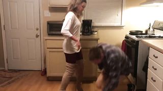 Homemade Ballbusting