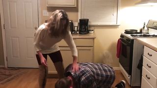 Homemade Ballbusting
