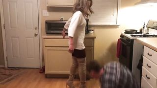 Homemade Ballbusting