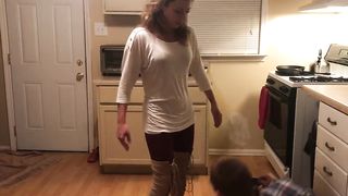 Homemade Ballbusting