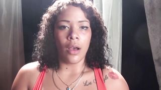 Brunette Mistress Burping in front of you