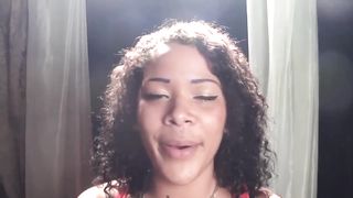 Brunette Mistress Burping in front of you