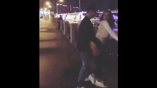 Russian couple fuck on the street 3