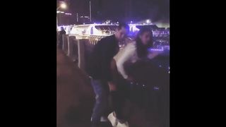 Russian couple fuck on the street 3