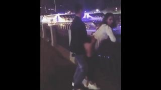 Russian couple fuck on the street 3
