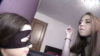 Princess bertie smoking and spitting