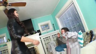 Jasmine Mendez Black Leather Height Comparison