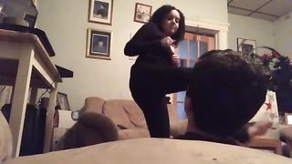 Sexy Cat Burglar Foot Slapping