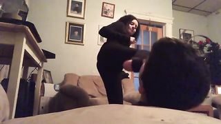 Sexy Cat Burglar Foot Slapping