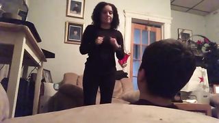 Sexy Cat Burglar Foot Slapping