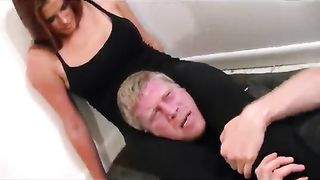 No escape to her scissors