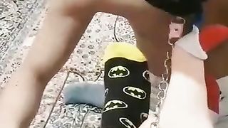 MISS NEGIN & MISS GNDM: foot worship of two Iranian mistresses by a loser slave