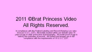 Brat princess Noe n Christina humiliate jerk junkie slave