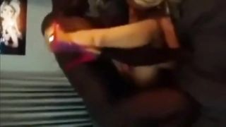 Blonde in High Heels Fucked Missionary and Creamed by bbc