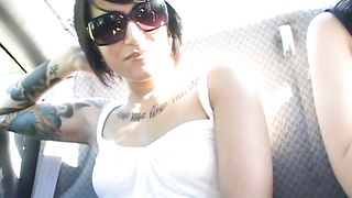 Mom and friend sitting on doll