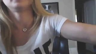 Hot Blonde Dildo Masturbation