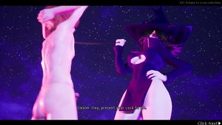 Under the Witch - Witch Dealer Scenes (femdom game)