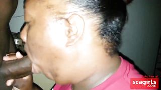 Step sister sucking for gas money. 2