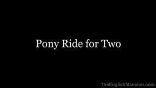 TheEnglishMansion - Stables - Pony Ride For Two