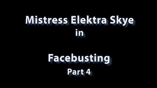 Goddess Elektra Skye - Foot Worship  - Facebusting