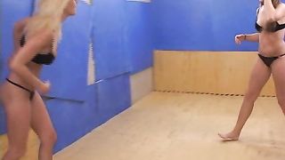 sexy girls kicks fight