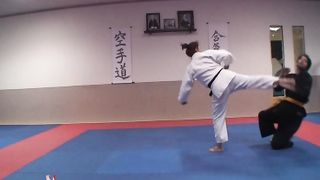 SQ judo domination beatdown and footjob