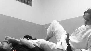 SQ judo domination beatdown and footjob