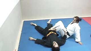 SQ judo domination beatdown and footjob