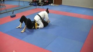 SQ judo domination beatdown and footjob