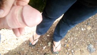 Carol wanks Dave of outdoor 2