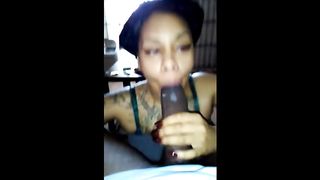 Local Stripper Sucks Me Off After Her Shift