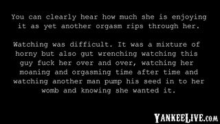 Cuckold girl fucked again