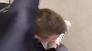 Shoes and socks smelling(young girl)