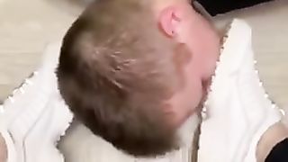 Shoes and socks smelling(young girl)