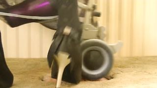 Helplessness at her feet