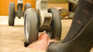 Helplessness at her feet